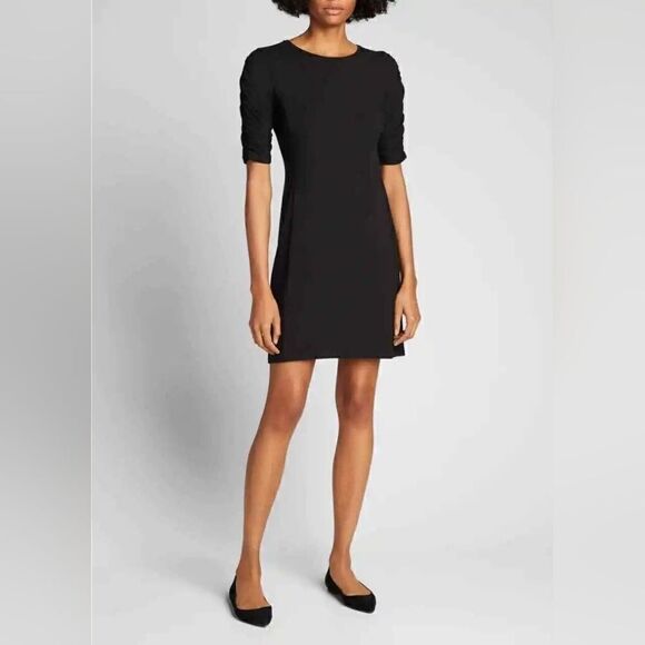 Dresses & Skirts - Theory Black Gather Sleeve Dress Size XS US 0
